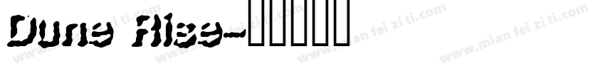 Dune Rise字体转换